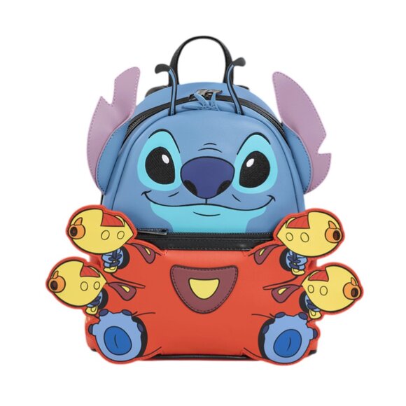 Loungefly Stitch Collection Experiment 626 Spacesuit Light-Up Mini Backpack main image 5
